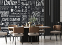 Tipos y características de papeles pintados para bares, restaurantes y cafeterías