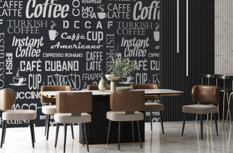 Tipos y características de papeles pintados para bares, restaurantes y cafeterías