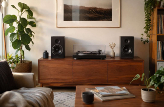 Altavoces activos para tocadiscos: conexión, potencia y colocación